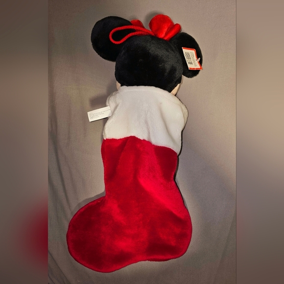 BNWTS Vintage Disney Park Minnie Mouse Christmas Stocking - Picture 5 of 5